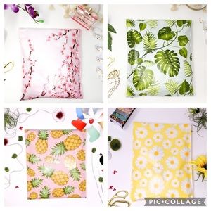 100 (10 x 13) poly mailers - mix prints